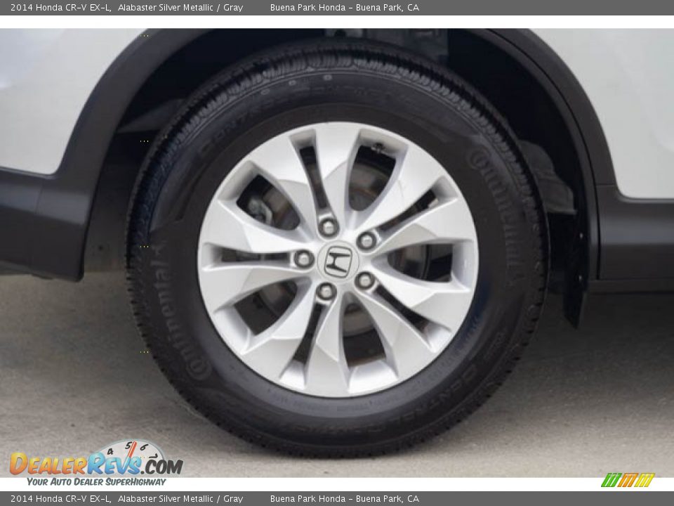 2014 Honda CR-V EX-L Alabaster Silver Metallic / Gray Photo #31