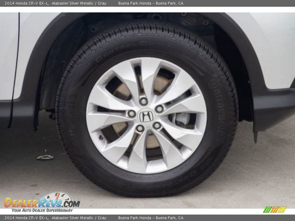 2014 Honda CR-V EX-L Alabaster Silver Metallic / Gray Photo #32