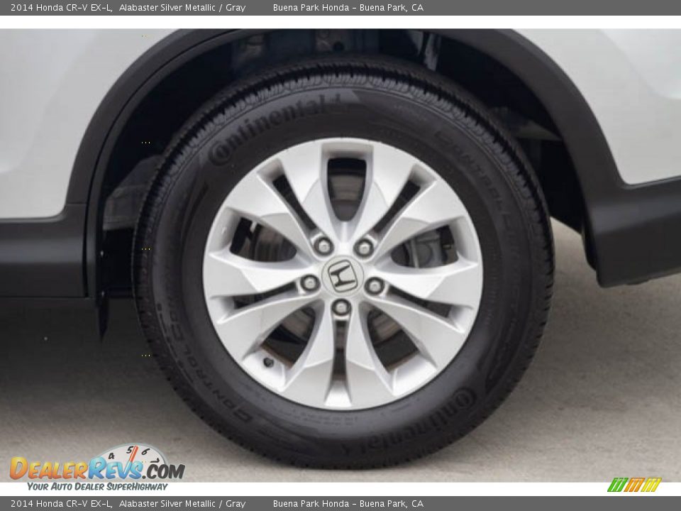 2014 Honda CR-V EX-L Alabaster Silver Metallic / Gray Photo #33