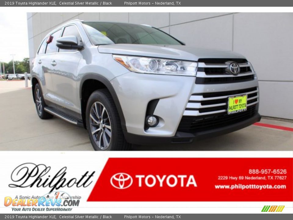 2019 Toyota Highlander XLE Celestial Silver Metallic / Black Photo #1