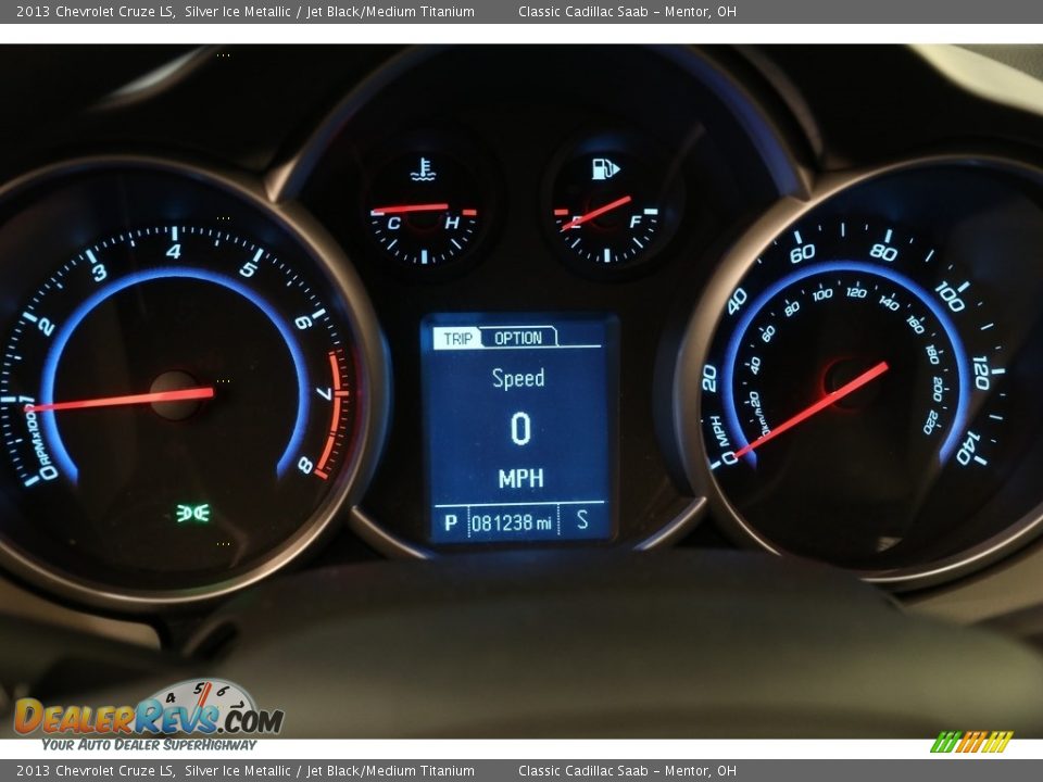 2013 Chevrolet Cruze LS Silver Ice Metallic / Jet Black/Medium Titanium Photo #8