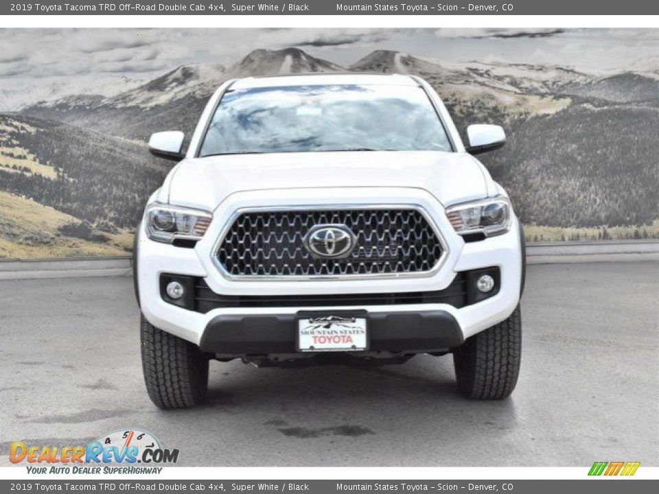 2019 Toyota Tacoma TRD Off-Road Double Cab 4x4 Super White / Black Photo #2