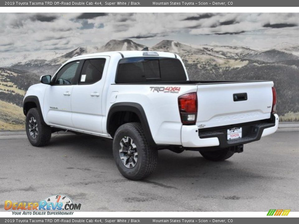 2019 Toyota Tacoma TRD Off-Road Double Cab 4x4 Super White / Black Photo #3