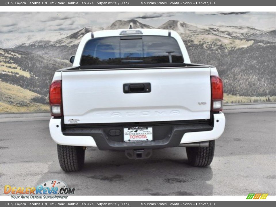 2019 Toyota Tacoma TRD Off-Road Double Cab 4x4 Super White / Black Photo #4