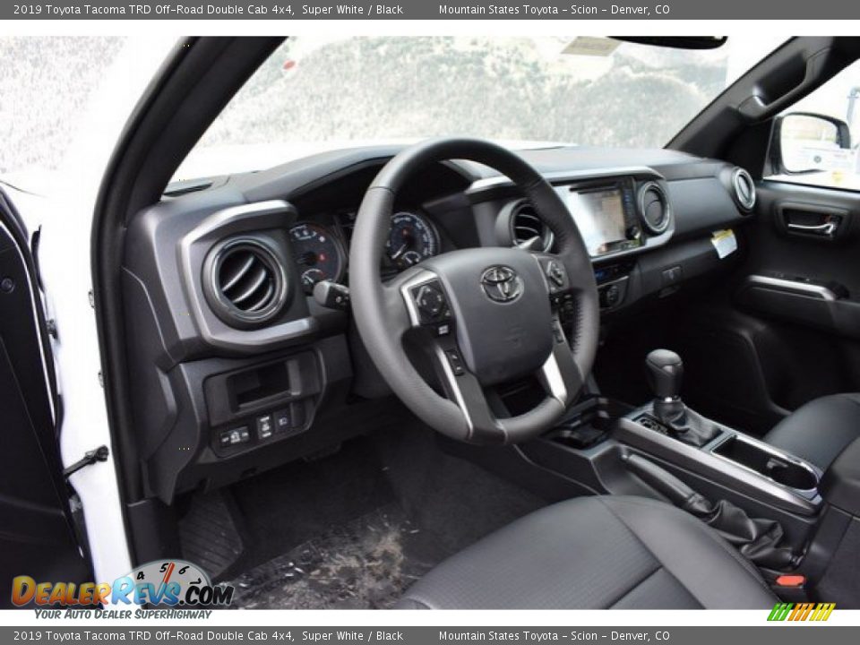 2019 Toyota Tacoma TRD Off-Road Double Cab 4x4 Super White / Black Photo #5
