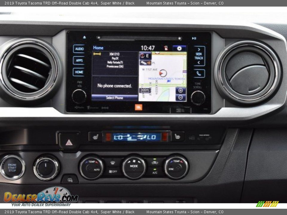 2019 Toyota Tacoma TRD Off-Road Double Cab 4x4 Super White / Black Photo #9