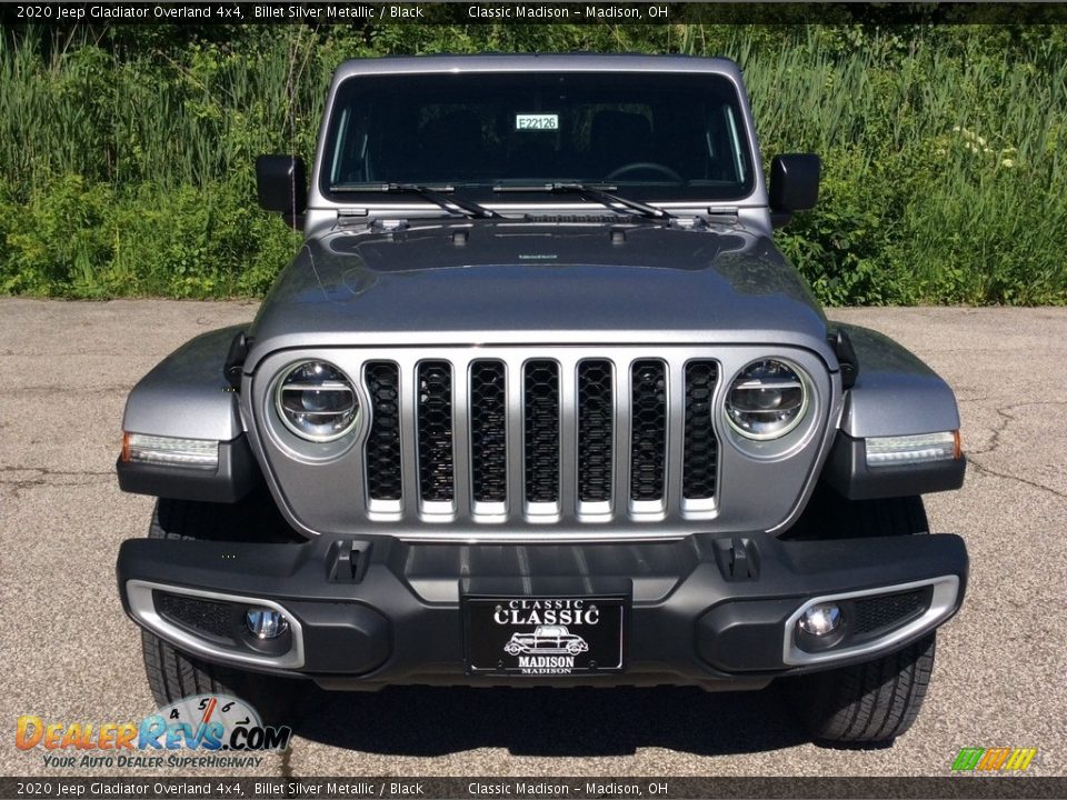 2020 Jeep Gladiator Overland 4x4 Billet Silver Metallic / Black Photo #2