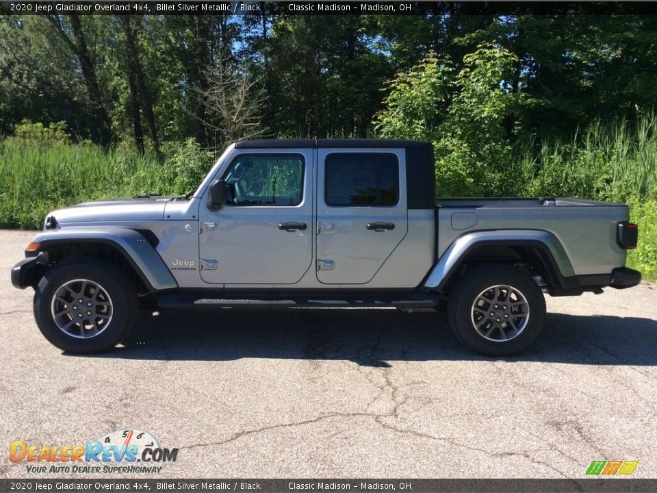 Billet Silver Metallic 2020 Jeep Gladiator Overland 4x4 Photo #3