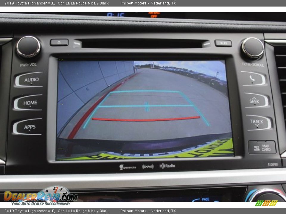 2019 Toyota Highlander XLE Ooh La La Rouge Mica / Black Photo #15