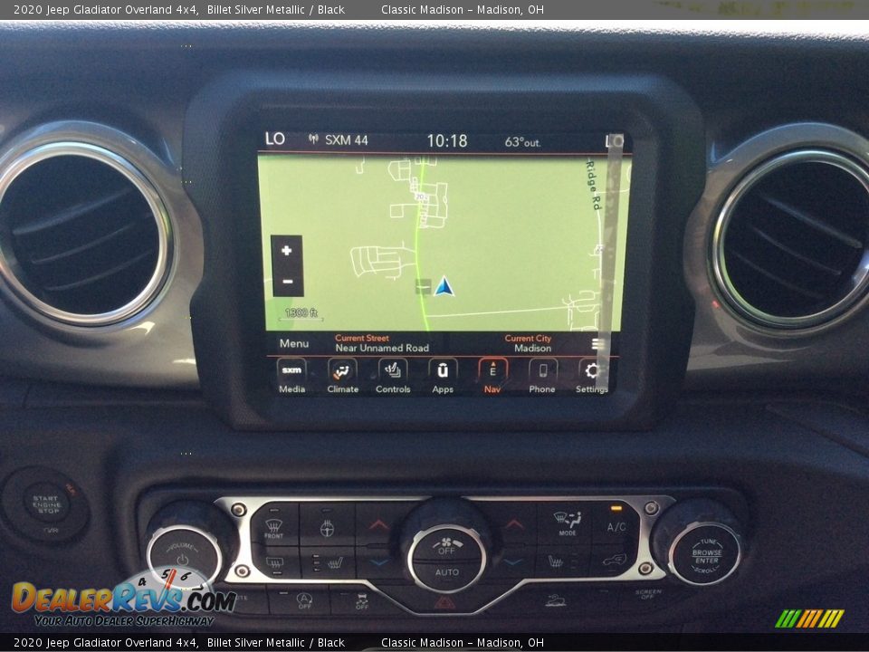 Navigation of 2020 Jeep Gladiator Overland 4x4 Photo #17