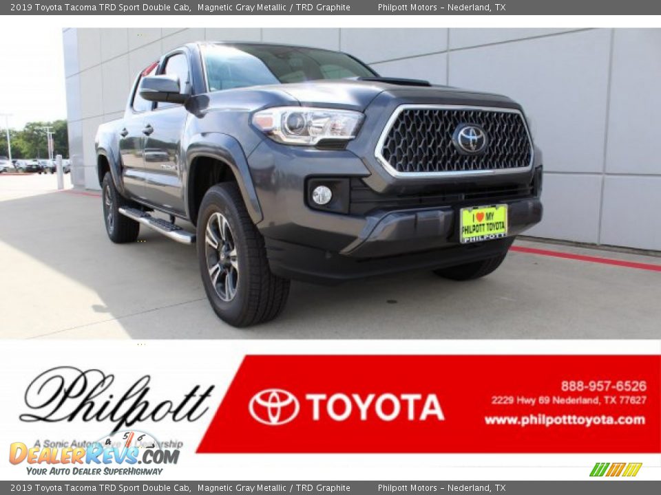 2019 Toyota Tacoma TRD Sport Double Cab Magnetic Gray Metallic / TRD Graphite Photo #1