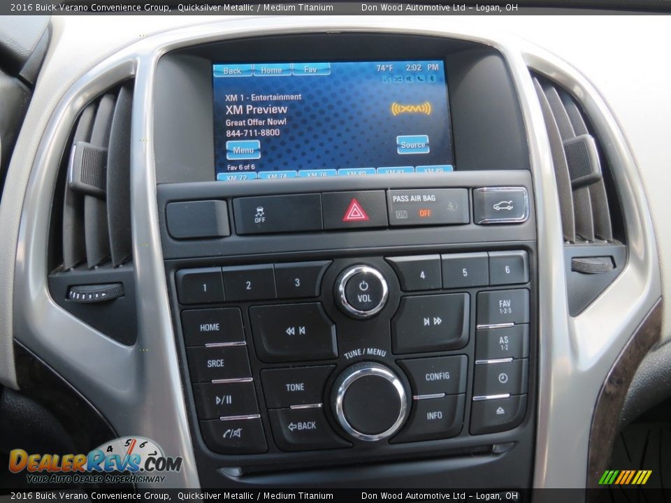 2016 Buick Verano Convenience Group Quicksilver Metallic / Medium Titanium Photo #26