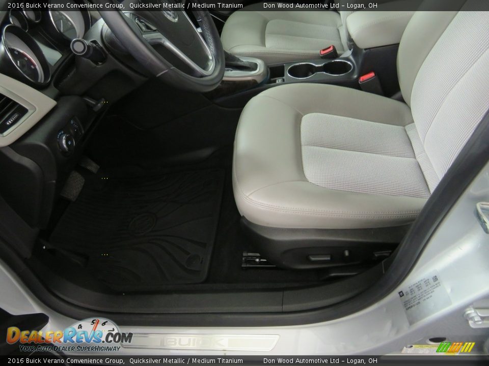 2016 Buick Verano Convenience Group Quicksilver Metallic / Medium Titanium Photo #30