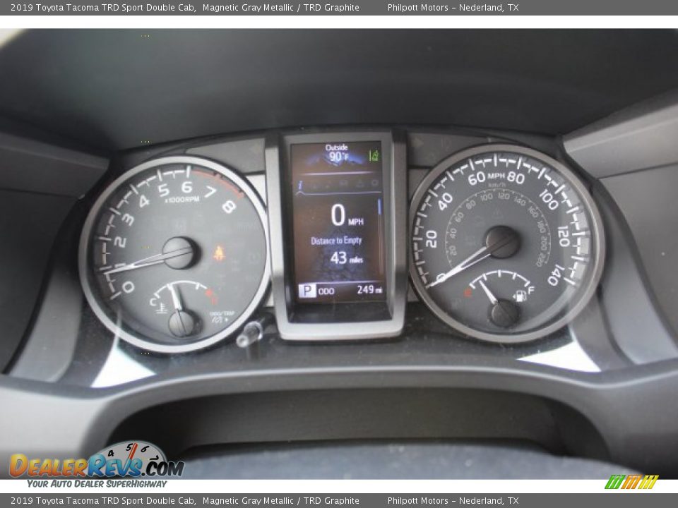 2019 Toyota Tacoma TRD Sport Double Cab Magnetic Gray Metallic / TRD Graphite Photo #13