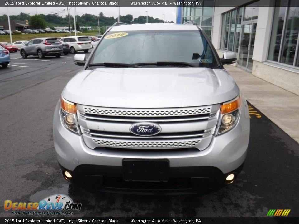 2015 Ford Explorer Limited 4WD Ingot Silver / Charcoal Black Photo #4