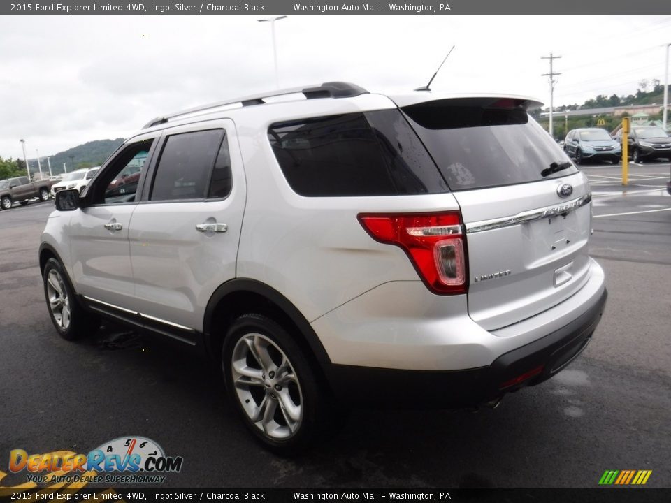 2015 Ford Explorer Limited 4WD Ingot Silver / Charcoal Black Photo #7