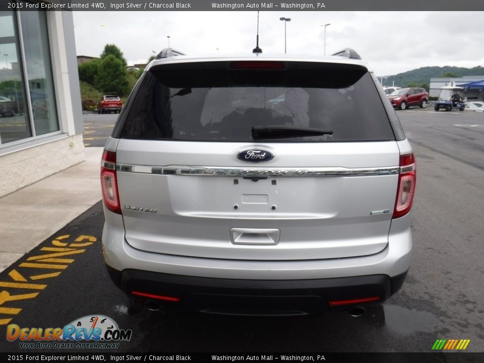 2015 Ford Explorer Limited 4WD Ingot Silver / Charcoal Black Photo #9