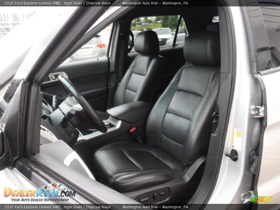 2015 Ford Explorer Limited 4WD Ingot Silver / Charcoal Black Photo #13