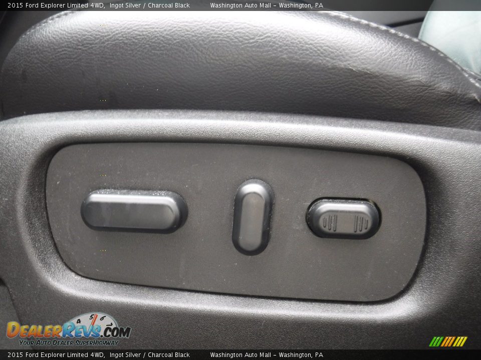 2015 Ford Explorer Limited 4WD Ingot Silver / Charcoal Black Photo #14