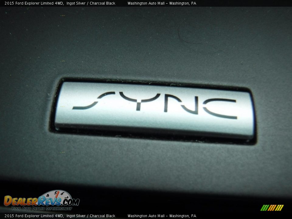 2015 Ford Explorer Limited 4WD Ingot Silver / Charcoal Black Photo #17