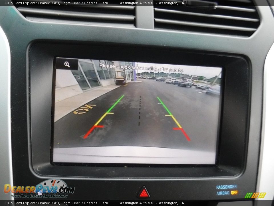 2015 Ford Explorer Limited 4WD Ingot Silver / Charcoal Black Photo #20