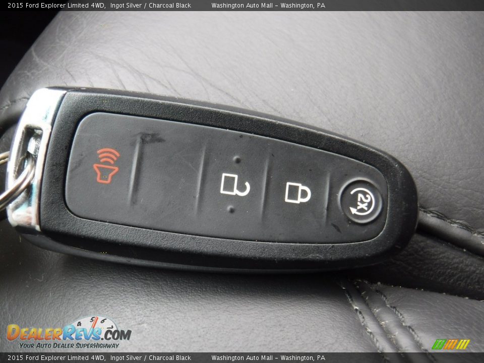 2015 Ford Explorer Limited 4WD Ingot Silver / Charcoal Black Photo #26