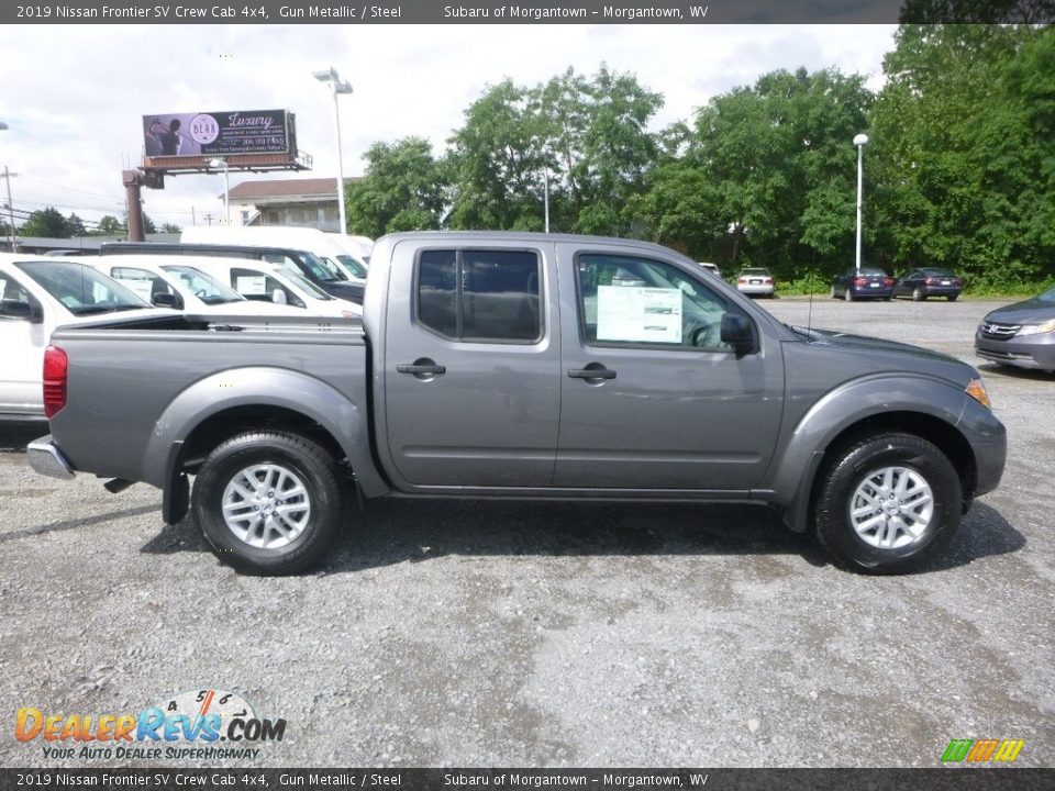 2019 Nissan Frontier SV Crew Cab 4x4 Gun Metallic / Steel Photo #3
