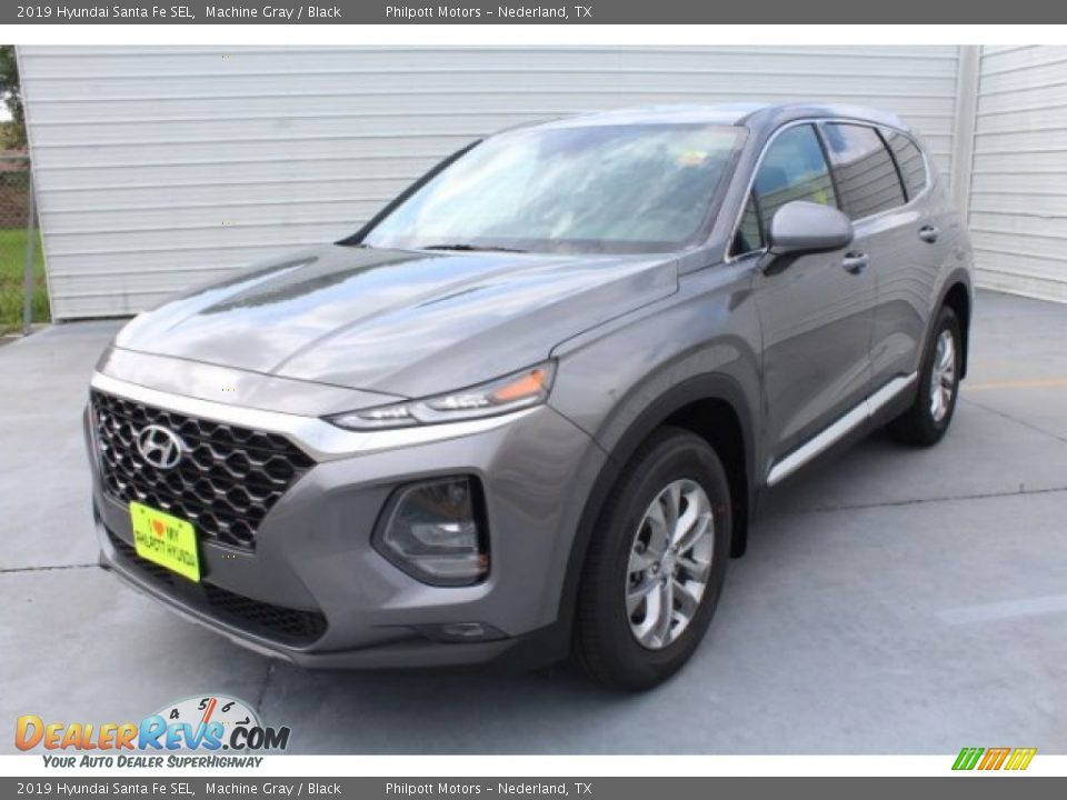 2019 Hyundai Santa Fe SEL Machine Gray / Black Photo #4