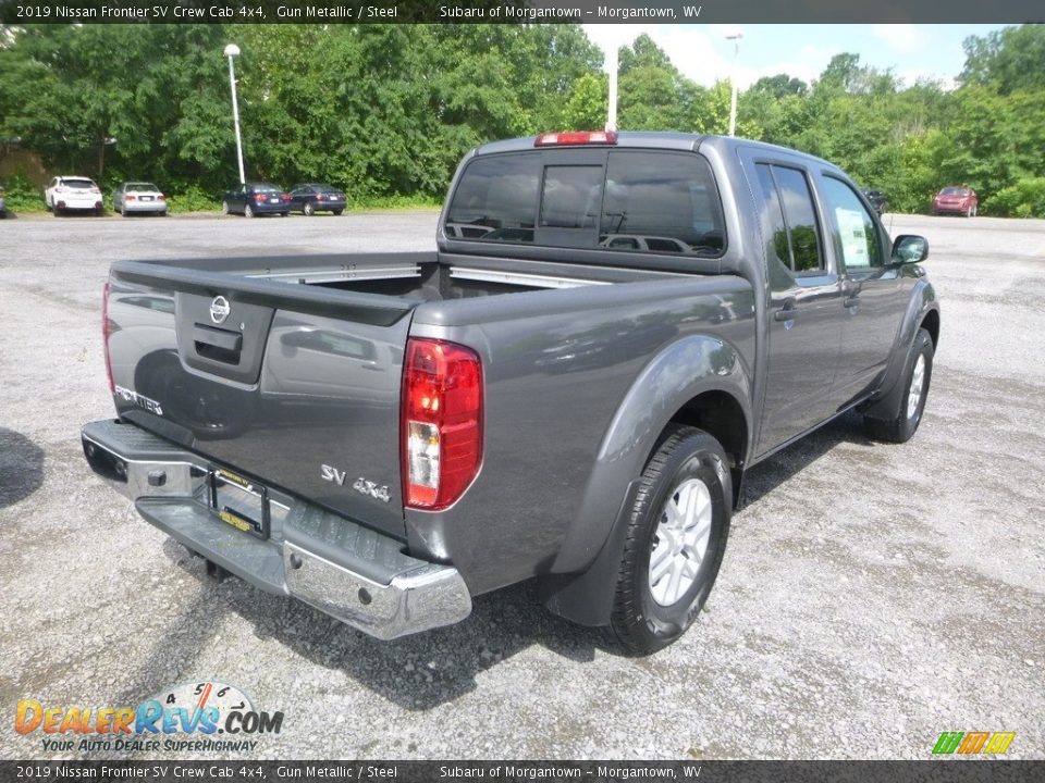 2019 Nissan Frontier SV Crew Cab 4x4 Gun Metallic / Steel Photo #4