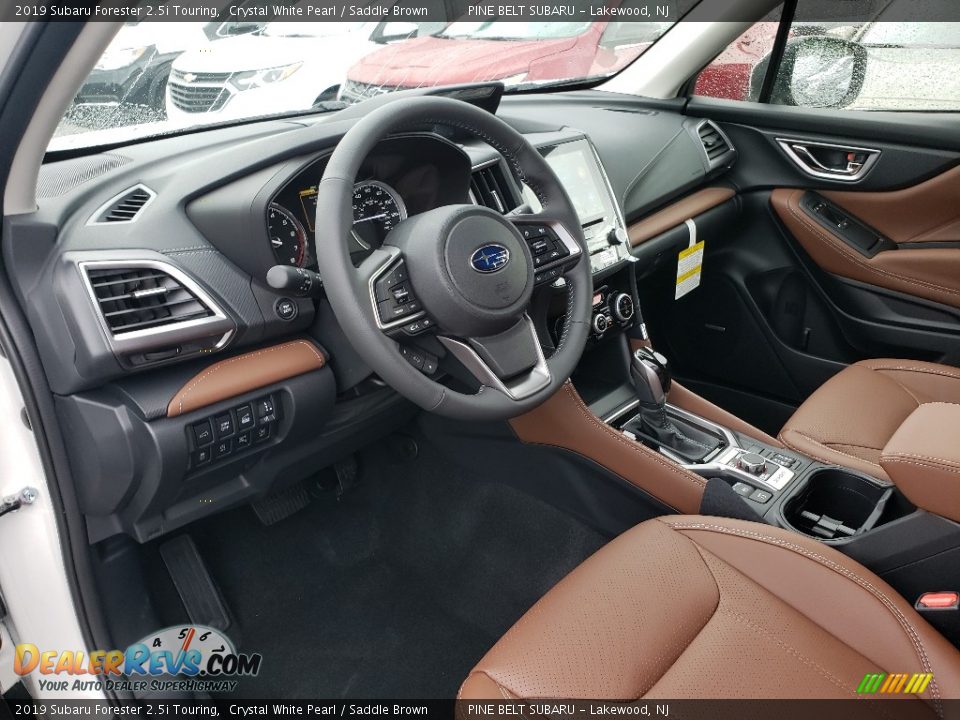 Saddle Brown Interior - 2019 Subaru Forester 2.5i Touring Photo #7