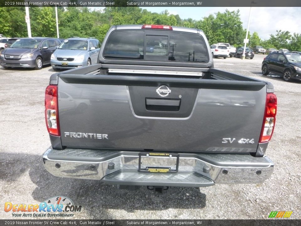 2019 Nissan Frontier SV Crew Cab 4x4 Gun Metallic / Steel Photo #5
