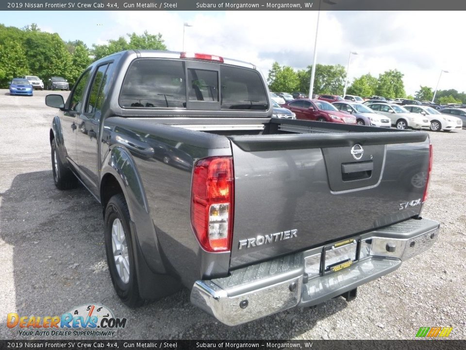 2019 Nissan Frontier SV Crew Cab 4x4 Gun Metallic / Steel Photo #6