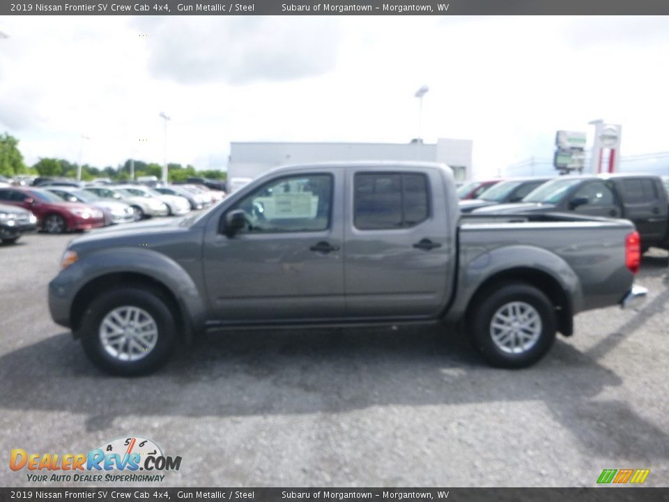 2019 Nissan Frontier SV Crew Cab 4x4 Gun Metallic / Steel Photo #7