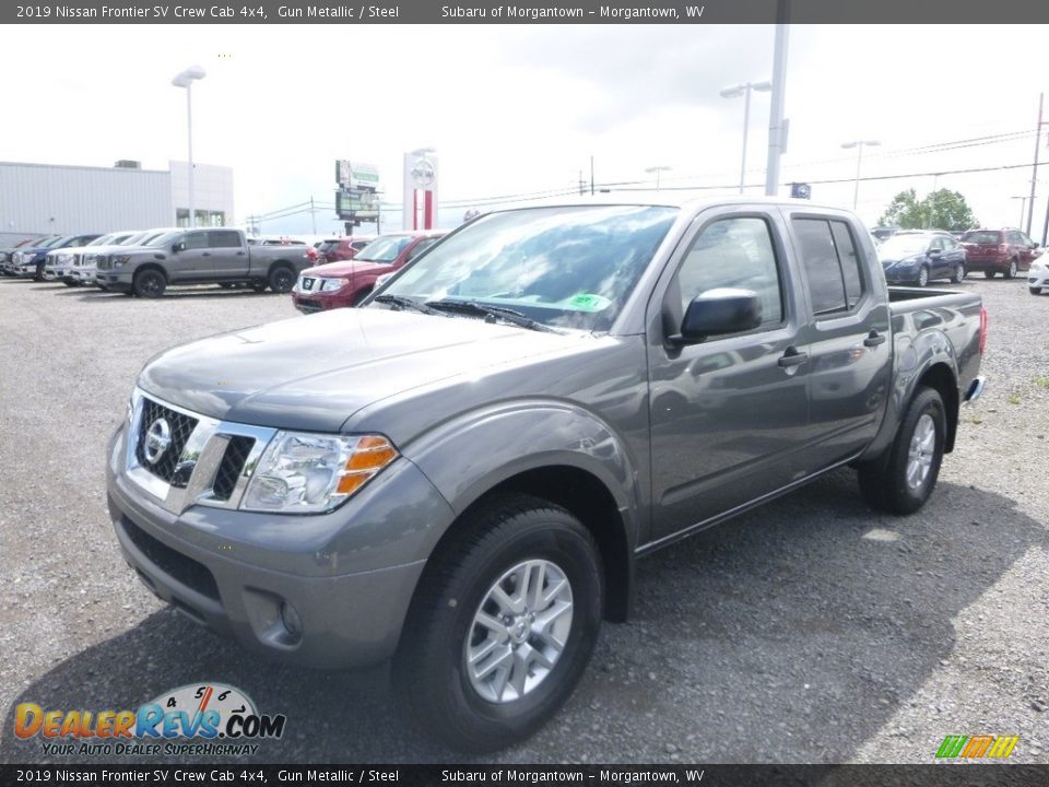 2019 Nissan Frontier SV Crew Cab 4x4 Gun Metallic / Steel Photo #8
