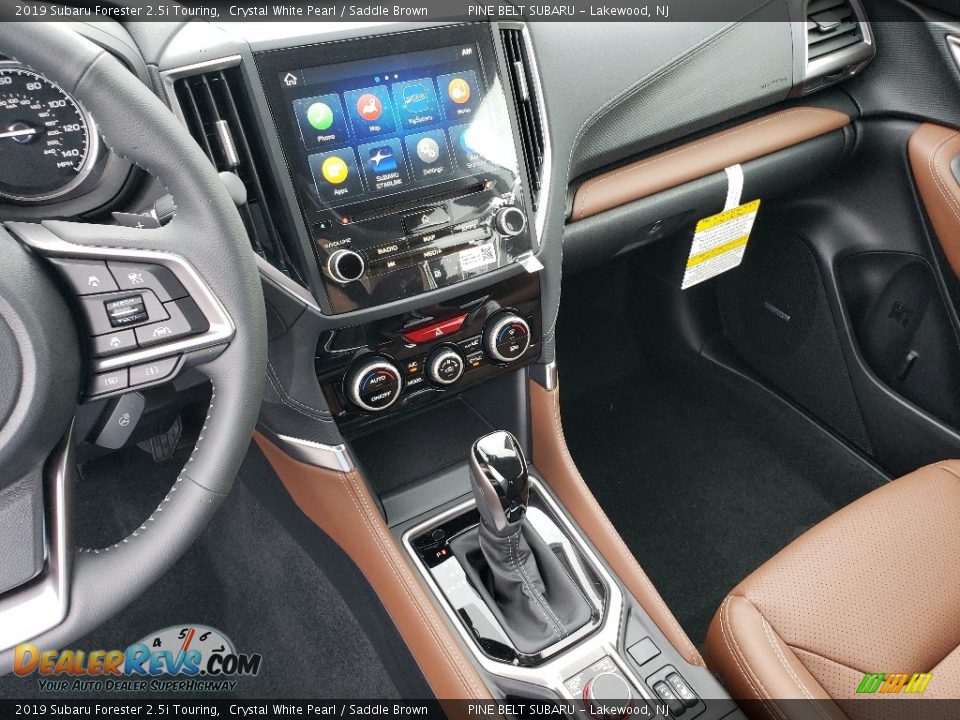 2019 Subaru Forester 2.5i Touring Crystal White Pearl / Saddle Brown Photo #10