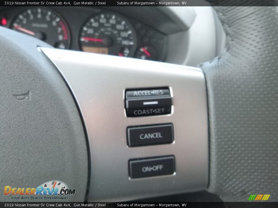 2019 Nissan Frontier SV Crew Cab 4x4 Gun Metallic / Steel Photo #19