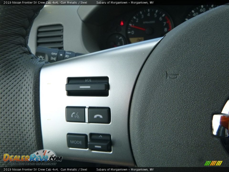 2019 Nissan Frontier SV Crew Cab 4x4 Gun Metallic / Steel Photo #20