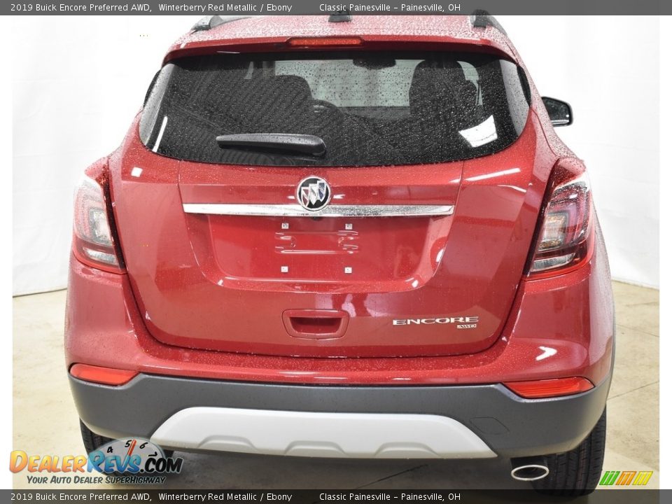 2019 Buick Encore Preferred AWD Winterberry Red Metallic / Ebony Photo #3