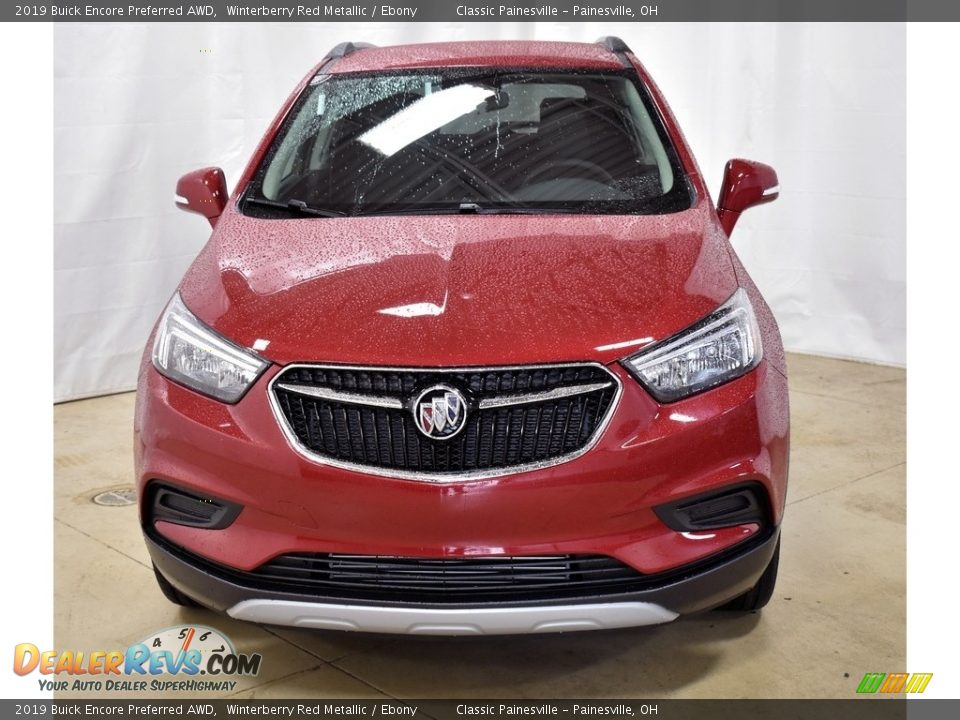 2019 Buick Encore Preferred AWD Winterberry Red Metallic / Ebony Photo #4