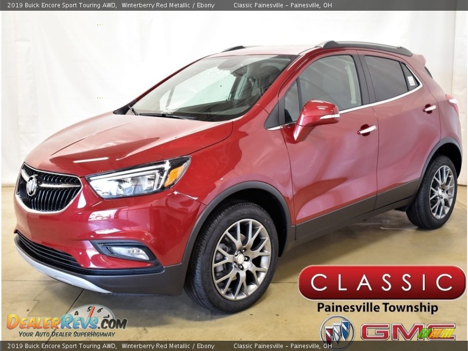 2019 Buick Encore Sport Touring AWD Winterberry Red Metallic / Ebony Photo #1