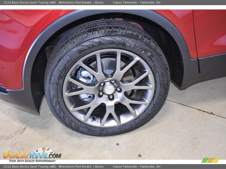 2019 Buick Encore Sport Touring AWD Winterberry Red Metallic / Ebony Photo #5