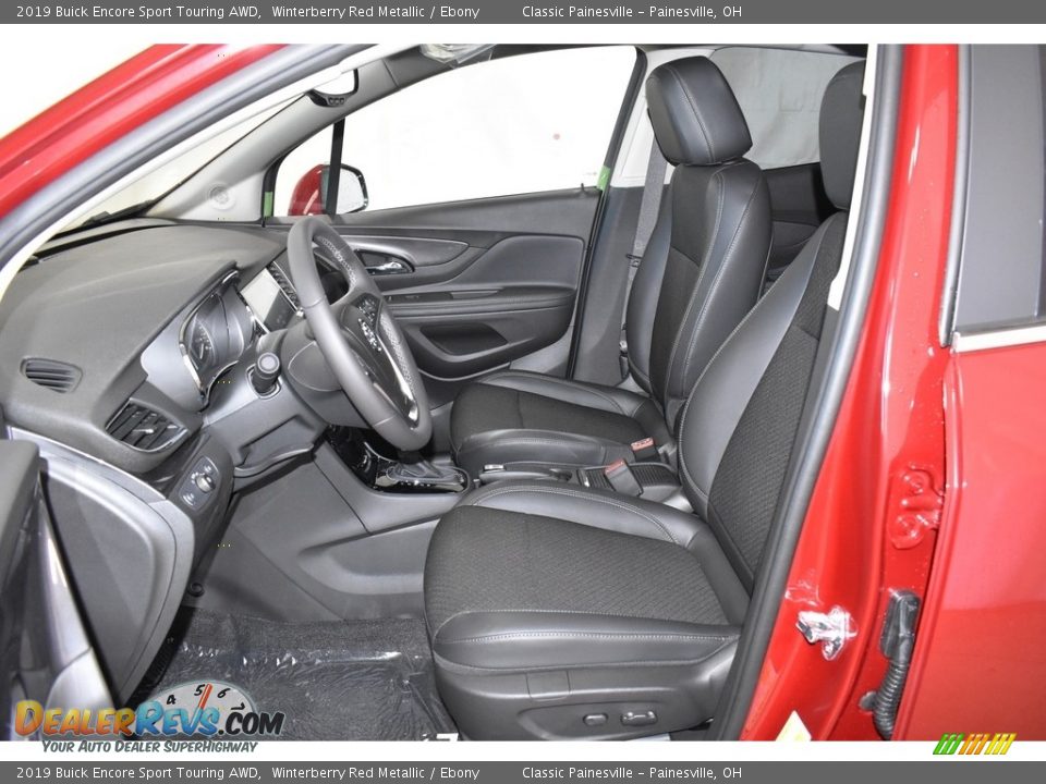 2019 Buick Encore Sport Touring AWD Winterberry Red Metallic / Ebony Photo #7