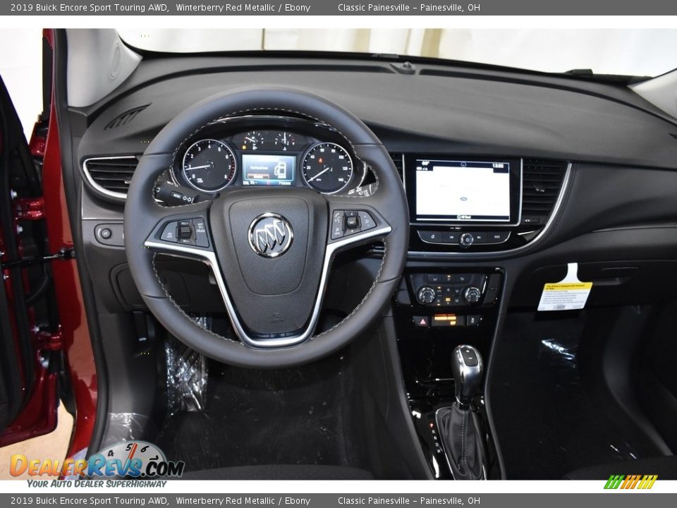 2019 Buick Encore Sport Touring AWD Winterberry Red Metallic / Ebony Photo #9