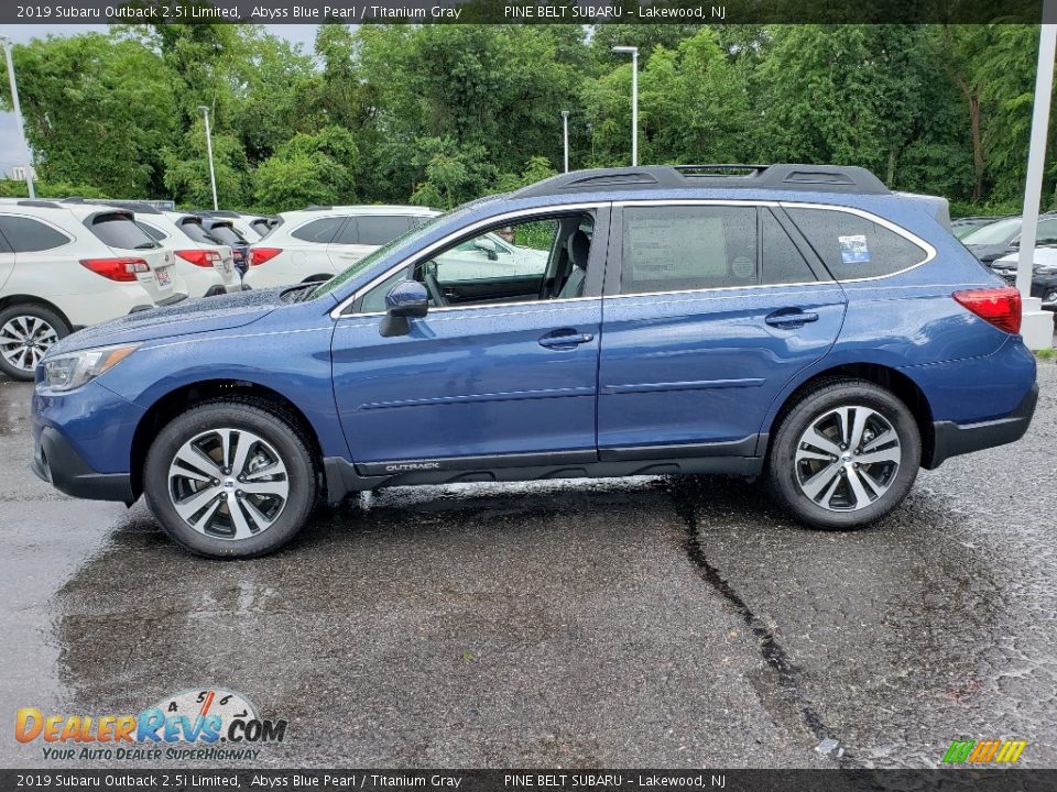 2019 Subaru Outback 2.5i Limited Abyss Blue Pearl / Titanium Gray Photo #3