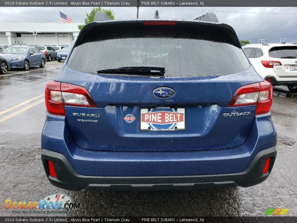 2019 Subaru Outback 2.5i Limited Abyss Blue Pearl / Titanium Gray Photo #5