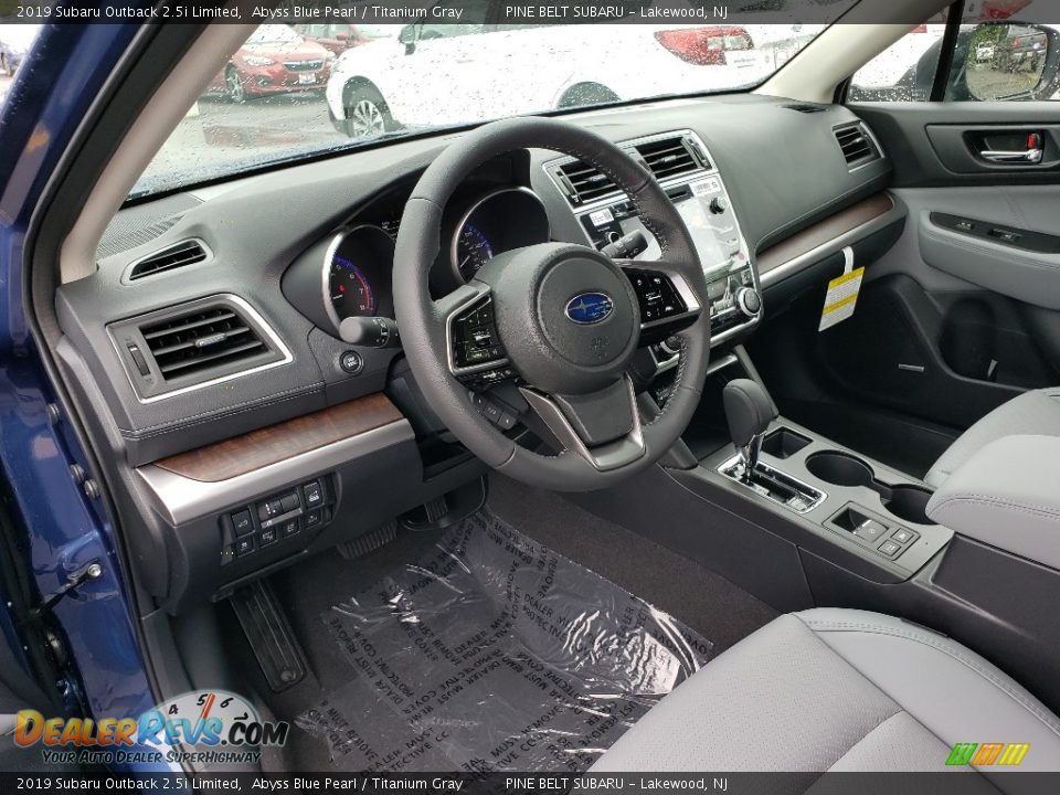 2019 Subaru Outback 2.5i Limited Abyss Blue Pearl / Titanium Gray Photo #7