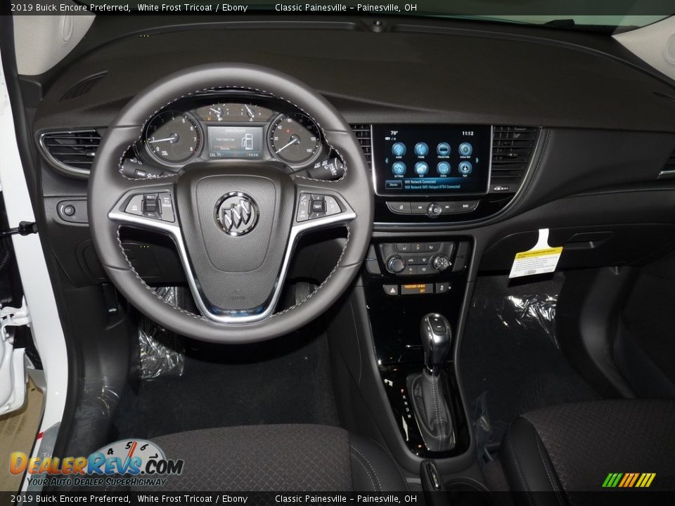 2019 Buick Encore Preferred White Frost Tricoat / Ebony Photo #8