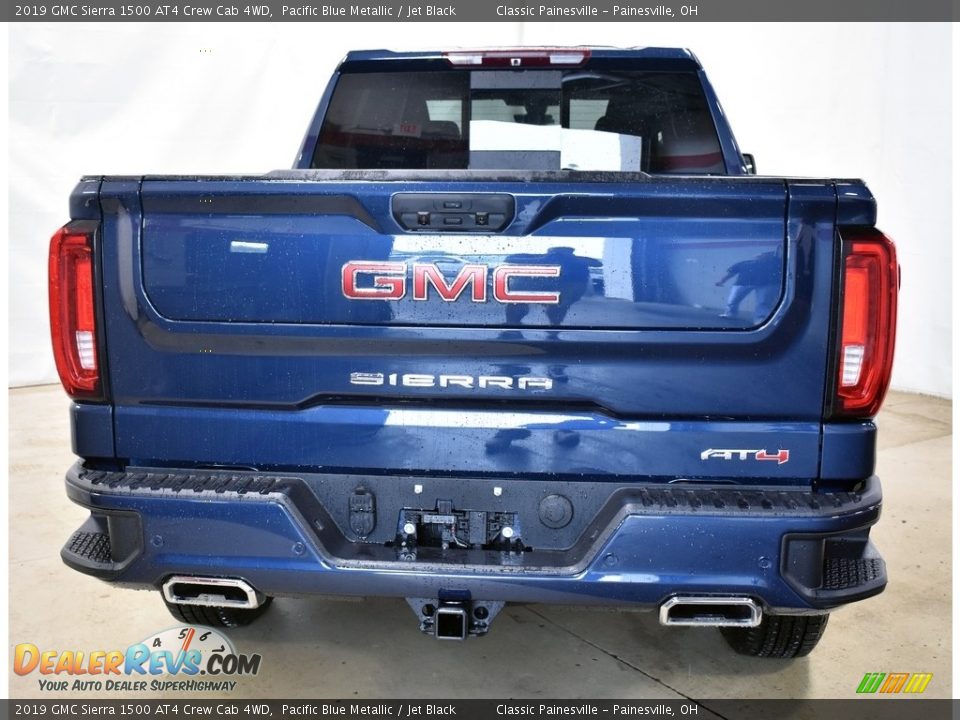 2019 GMC Sierra 1500 AT4 Crew Cab 4WD Pacific Blue Metallic / Jet Black Photo #3