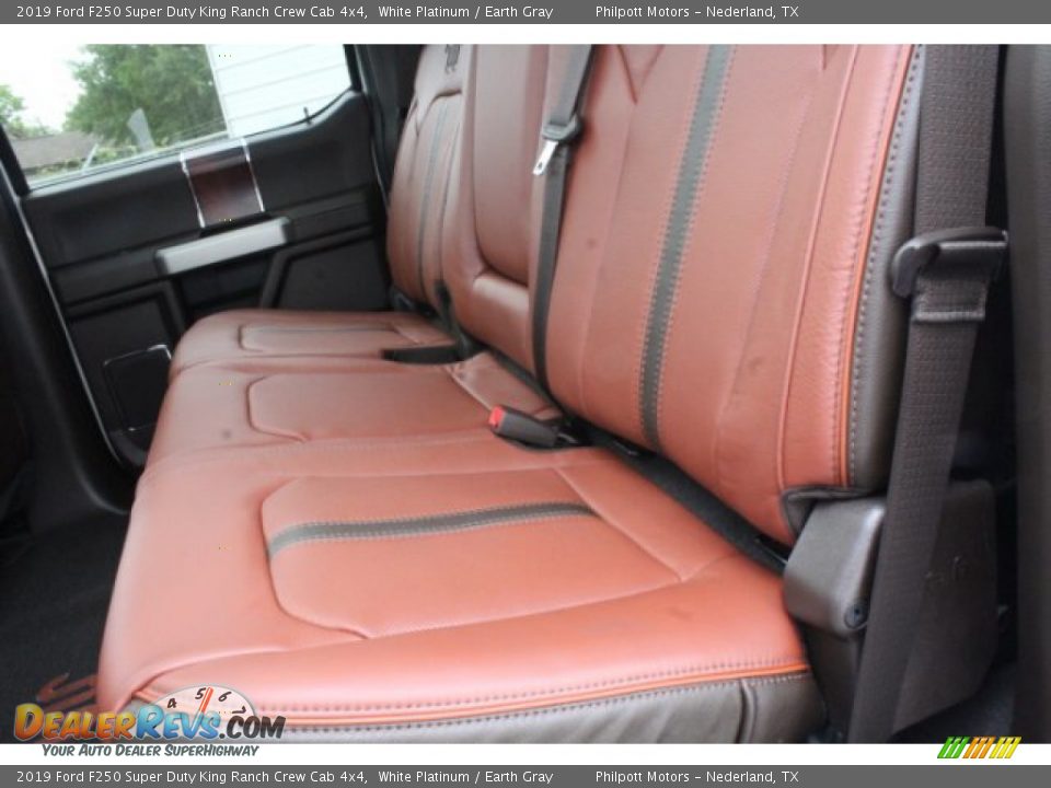 2019 Ford F250 Super Duty King Ranch Crew Cab 4x4 White Platinum / Earth Gray Photo #19