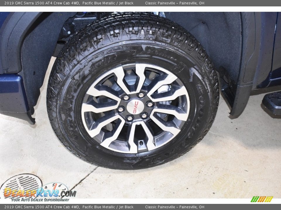 2019 GMC Sierra 1500 AT4 Crew Cab 4WD Pacific Blue Metallic / Jet Black Photo #5